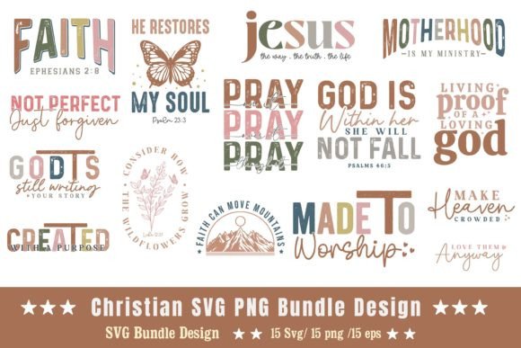 Christian Quote SVG PNG Bundle Design Review for Real Projects