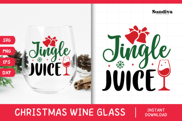 Christmas Wine Glass Quote SVG 7: A Playful Holiday Embroidery Design