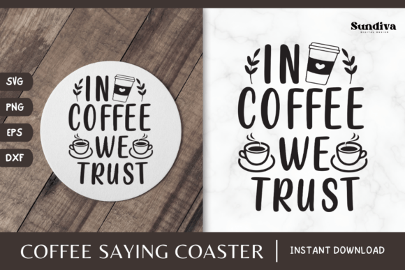 Coaster Quote SVG Coffee Saying 11 Review