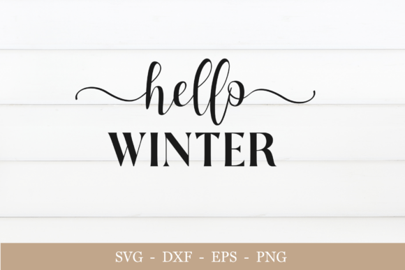 Hello Winter SVG: A Fresh Embroidery Design for Crafty Projects