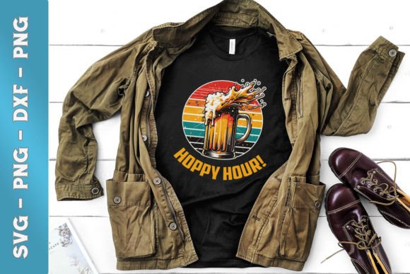 Hoppy Hour Funny Beer Quote SVG Review for Real Embroidery Projects