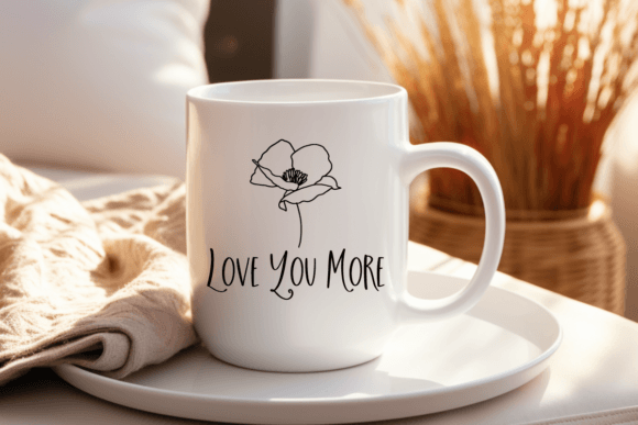 Love You More Quote SVG: A Feminine Touch for Embroidery Projects