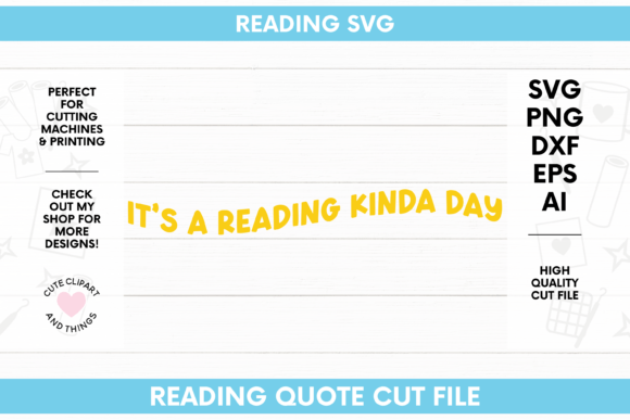 Reading SVG Books Reading Quote SVG Review